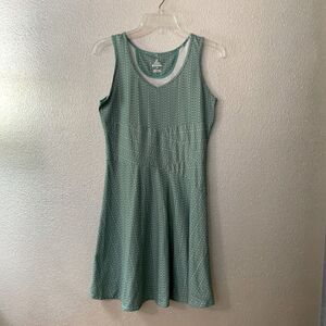 🟢3 items for $20 PRANA sleeveless dress jersey knit graphic print dress women XS